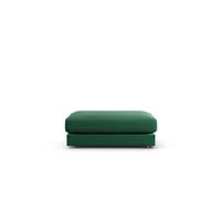 Habitat Ayr Fabric Footstool - Green - Ash Leg