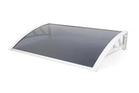 Greenhurst 1m Tinted Door Canopy - White.