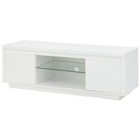 GFW Polar 2 Door Large TV Unit - White Gloss