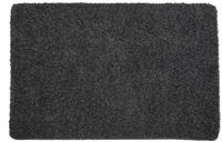 Buddy Washable Mat Plain Charcoal Shaggy Rug - 100x60cm