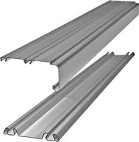 Spacepro Silver Sliding Wardrobe Track set 71inch