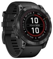 Garmin fenix 7X Pro Solar Glass Smart Watch - Black