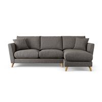 Habitat Lomond Right Hand Corner Sofa - Charcoal - Ash Leg