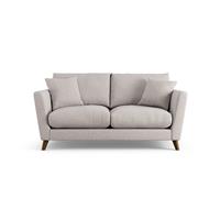 Habitat Lomond Fabric 2 Seater Sofa - Natural - Dark Leg