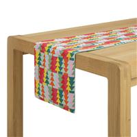 Habitat Trees Cotton Table Runner - Multicoloured