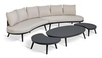 Habitat Santorini 6 Seater Rattan Effect Garden Sofa Set