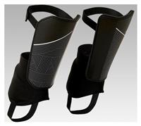 Decathlon Adult Football Shin Pads Essential 140 Black - XL
