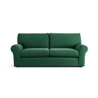 Habitat Molton Fabric 3 Seater Sofa - Green