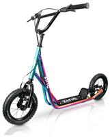 Zinc 12 inch Kids BMX Scooter - Neochrome