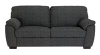 Argos Home Milano Fabric 3 Seater Sofa - Charcoal