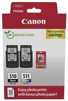 Canon PG-510 & CL-511 Ink Cartridges - Black & Colour