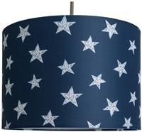 Argos Home Kids Navy Little Star Drum Lampshade - 25cm