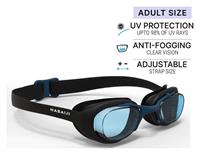 Decathlon Xbase Swimming Goggles 100 Adult - Black