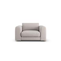 Habitat Ayr Fabric Cuddle Chair - Natural