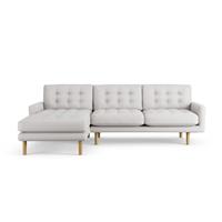 Habitat Fenner Left Hand Corner Sofa - Natural - Ash Leg