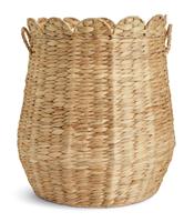 Habitat Scallop Water Hyacinth Laundry Hamper - Natural