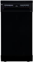 Bush DWSLE96B Slimline Dishwasher - Black