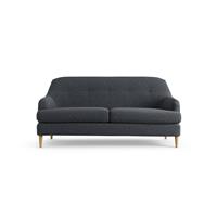 Habitat Frome Fabric 2 Seater Sofa - Charcoal - Ash Leg