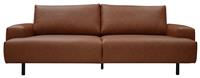 Habitat Julien Faux Leather 3 Seater Sofa - Tan