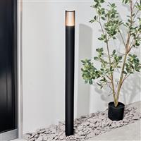 Zink IVY IP44 Black Adjustable Outdoor Post Light