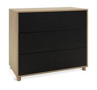 Habitat Koda 3 Drawer Chest - Black