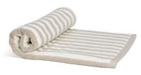 Habitat Neutral Stripe Bath Towel