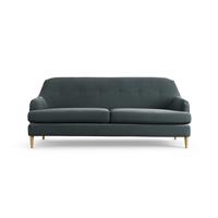 Habitat Frome Fabric 3 Seater Sofa - Charcoal - Ash Leg