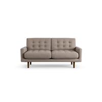 Habitat Fenner Fabric 2 Seater Sofa - Mocha - Dark Leg