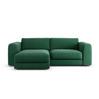 Habitat Ayr Reversible Corner Sofa - Green - Ash Leg