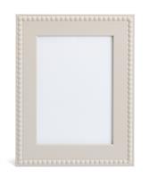 "Habitat Grey Beaded Wooden Picture Frame - 5x7"""