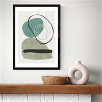 East End Prints Calo Black Frame Art Print - A2