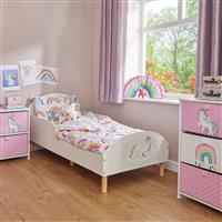 Liberty House Unicorn Toddler Bed - White