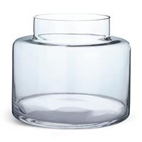 Habitat Wide Base Glass Vase - Clear