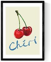 East End Prints Cheri Black Frame Art Print - A2
