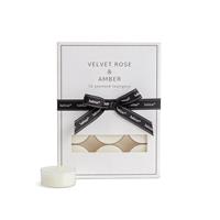 Habitat Tealight Candles - Velvet Rose & Amber - 12 Pack