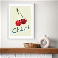 East End Prints Cheri White Frame Art Print - A2
