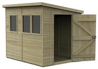 Forest Timberdale 3 Windows Pent Shed - 8 x 6ft