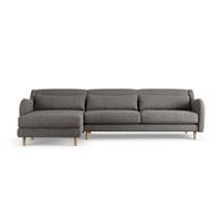 Habitat Turnmill Left Hand Corner Sofa - Charcoal