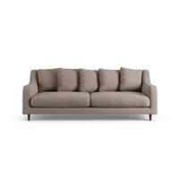 Habitat Swift Fabric 3 Seater Sofa - Mocha - Dark Leg