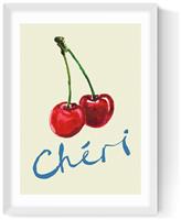 East End Prints Cheri White Frame Art Print - A3