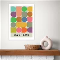 East End Prints Colourful Bauhaus Art Print - A2