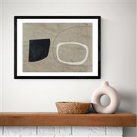 East End Prints Comfort Black Frame Art Print - A2