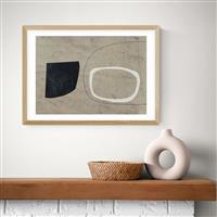 East End Prints Comfort Oak Frame Art Print - A2