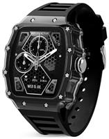 Reflex Active Black Strap Calling Smart Watch