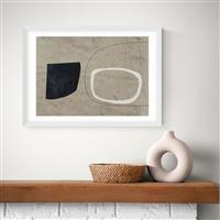 East End Prints Comfort White Frame Art Print - A2