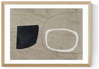 East End Prints Comfort Oak Frame Art Print - A3