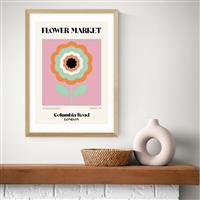 East End Prints Columbia Market Oak Frame Art Print - A2