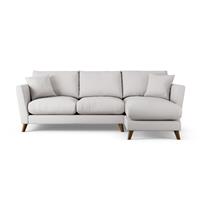 Habitat Lomond Right Hand Corner Sofa - Natural - Dark Leg