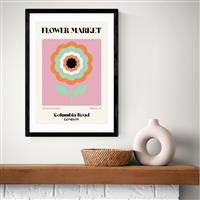 East End Prints Columbia Market Black Frame Art Print - A3