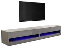 GFW Galicia 150cm LED Wall TV Unit - Grey